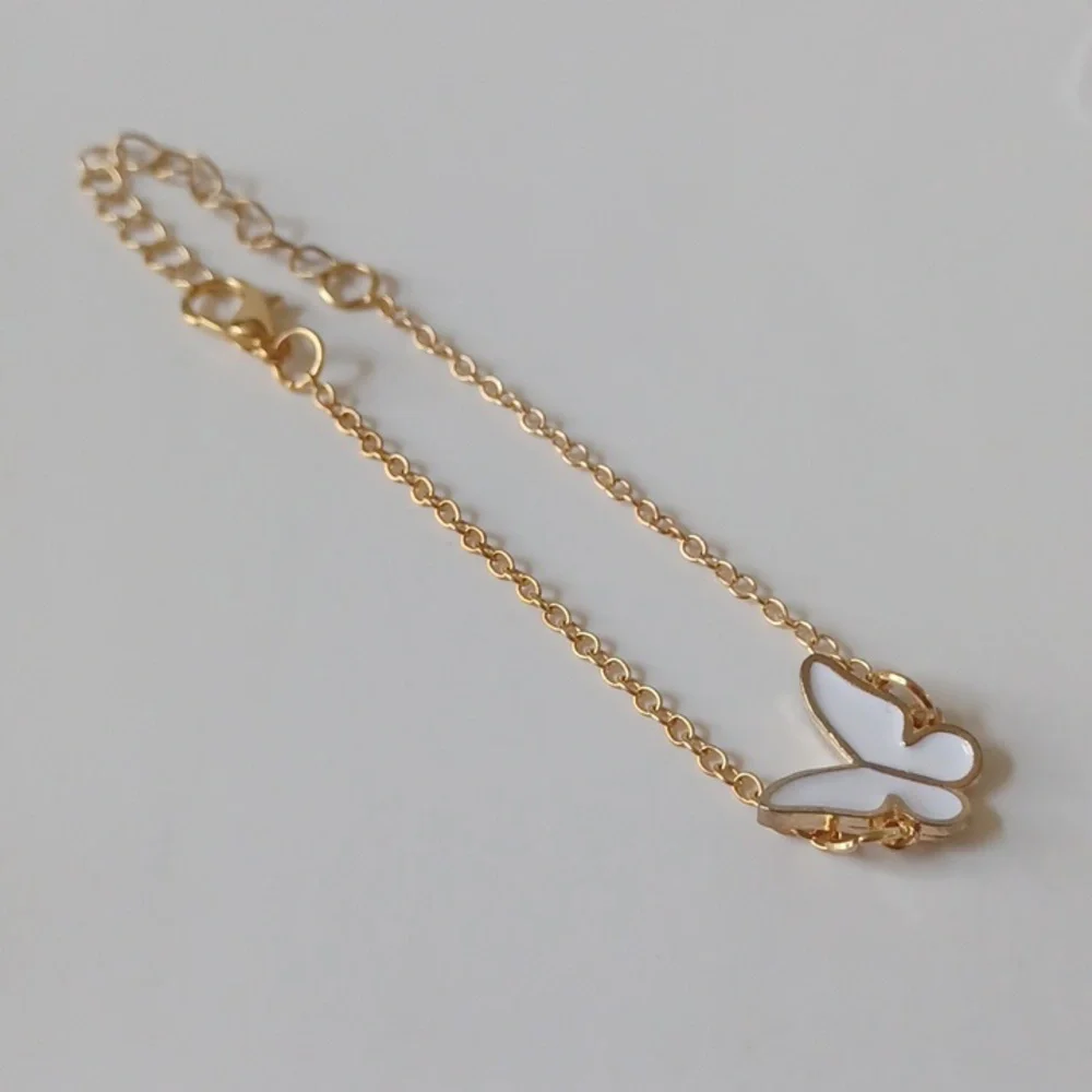 NWT 5pc White Butterfly Jewelry Set
